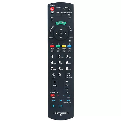 N2QAYB000594 Replacement Remote Control For PANASONIC TV THP50VT30A THP55VT30A • $29.94