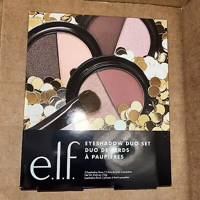 New E.l.f. ELF Eyeshadow Duo Set. 3 Shadow Duos And Brush • $9.99