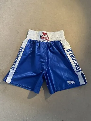 Lonsdale Thick Heavy Satin Boxing Shorts • £60