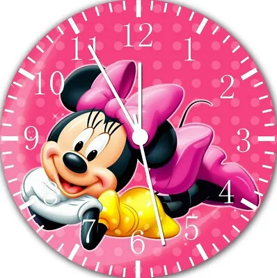 Disney Minnie Mouse Wall Clock E123 Personalized Option With Adding Name • $22