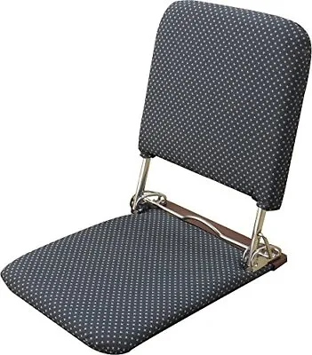 ZAISU Japanese Legless Chair Pipe Folding Compact Traditional Japan Made Navy • $233.78