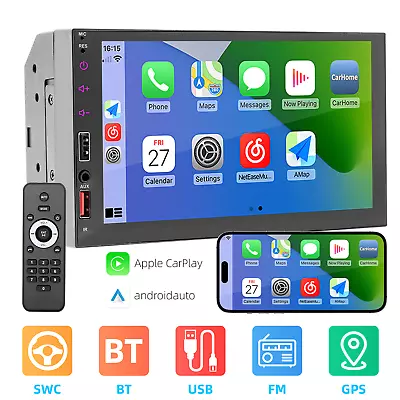 7  Double 2 Din Stereo Radio Bluetooth Car MP5 Player Touch Screen Bluetooth • $32.99