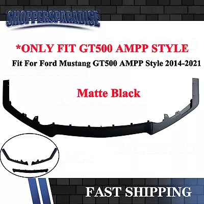 For Ford Mustang GT500 Style 14-2021 Front Bumper Lip Splitter Spoiler Body Kits • $122.99