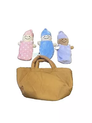 Creative Minds Basket Of Babies Soft Baby Dolls Sensory Toys Multicultural Cute! • $18