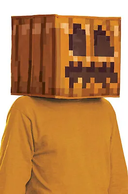 Minecraft Jack O'Lantern Block Head Mask • $14.70