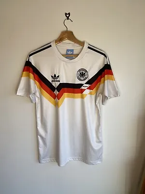 £19.99 • Buy Men Adidas West Germany 1990 Vintage Reprint White Shirt Medium