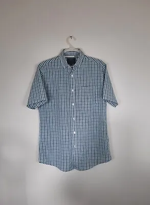 £2.49 • Buy Atlantic Bay Check Short Sleeve Soft Touch Shirt - Men's Size Small
