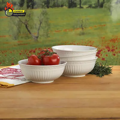 Mikasa Italian Countryside Fruit Bowl 5-1/4-Inch Set Of 4 10 Ounce • $48.25