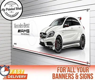 Mercedes-Benz A45 AMG Banner For WORKSHOP Garage SIGN Showroom • $20.84