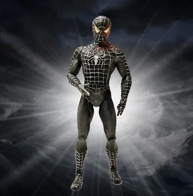 Best Gift Legends Spider-Man Black Symbiote Suit Loose Action Figure New • £14.12