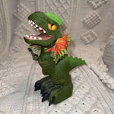 Mattel Screature Interactive Raptor Dinosaur Figure Rises Snaps Spits 2008 Works • $25