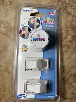 Safety 1st Magnetic Tot Lok Starter Set Two Locks One Key  • $9.99