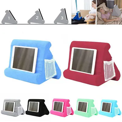Soft Multi-Angle Tablet Pillow Stand Phone Cushion Laptop Holder For IPad • £9.75