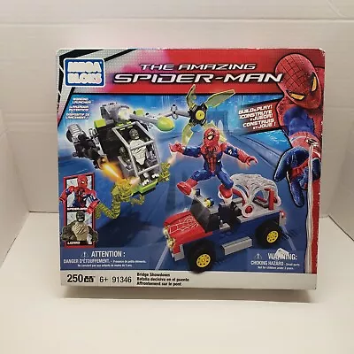 MEGA BLOKS THE AMAZING SPIDERMAN 91346 BRIDGE SHOWDOWN Sealed New • $77