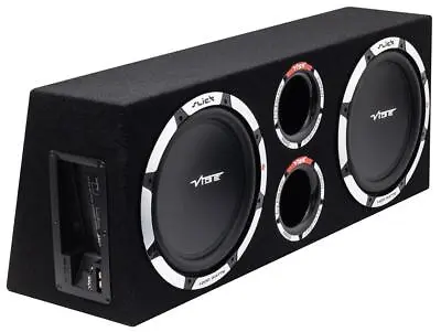 £249.99 • Buy Vibe Slick 12in 2400w Twin Passive Car Audio Bass Box Sub Subwoofer Enclosure