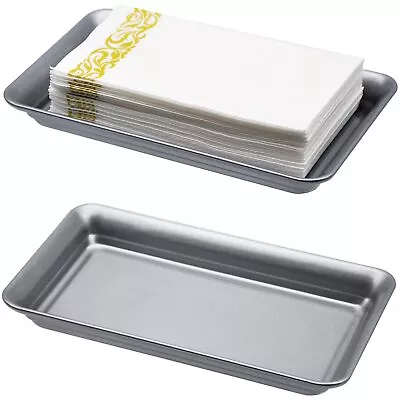 Vintage Farmhouse Decor Metal Vanity Tray(2 Pack)Countertop Guest Hand Towel... • $20.62