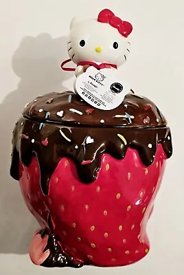 Blue Sky Sanrio Hello Kitty Chocolate Strawberry Canister Jar Limited Edition • $149.99