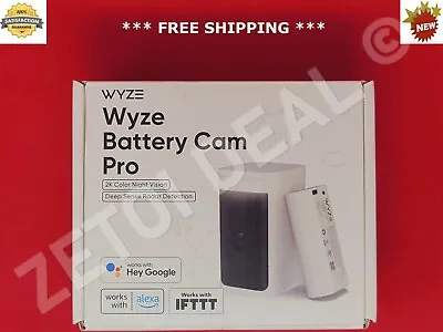 **BRAND NEW** Wyze BATTERY Cam PRO 2k Security Outdoor/indoor Camera - SEALED • $74.99