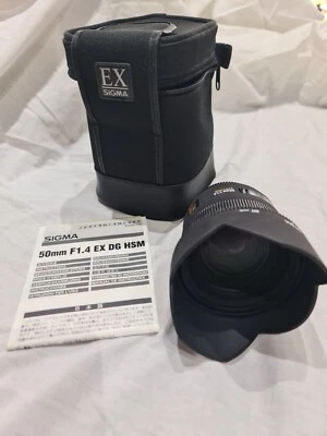 $480 • Buy Sigma 50mm F1.4 EX DG  HSM Sony A Mount