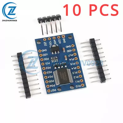 10PCS I2C Communication Control 16 IO Port PCF8575TS Expansion Board For Arduino • $15.89