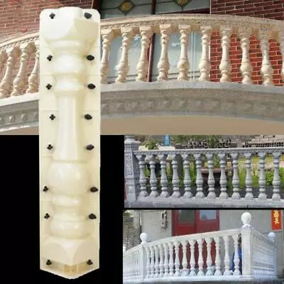 1Set Roman Column Balcony Garden Pool Fence Cement Railing Plaster Concrete Mold • $74.97