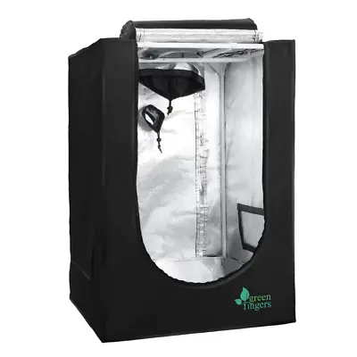$48.06 • Buy Greenfingers Grow Tent Kits 60X60X90CM Hydroponics Hydroponic Grow System Black