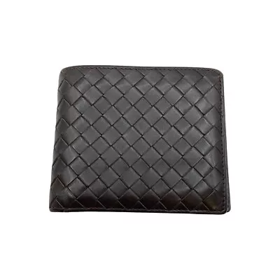 BOTTEGA VENETA Bi-fold Wallet INTRECCIATO Wallet Men's Brown • $237