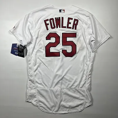 St. Louis Cardinals Dexter Fowler Majestic Cool Base Flex Jersey Size 44 NWT • $125