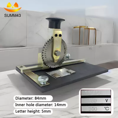 Metal Stamping Marking Machine Plate Stamping Printer Manual Dog Tag Embosser US • $121