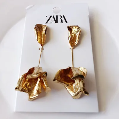 $10.99 • Buy New Zara Huge Drop Statement Earrings Heavy Gift Fashion Women Party Jewelry