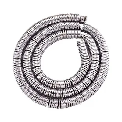 £2.81 • Buy Stone Hematite Beads Gemstone Heishi Disc Spacer Loose Silver Jewellery 50pcs