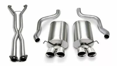 Corsa XO Pipe With Polished Axle Back Exhaust For 06-08 Corvette C6 6.0L A6 • $2246.99