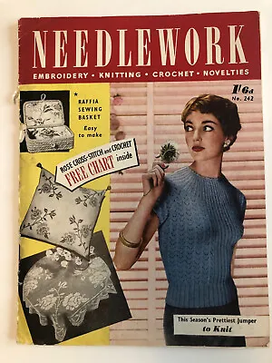 Weldons Needlework Magazine No 242 Vintage Includes Chart • £5