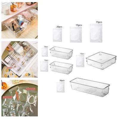 £8.34 • Buy Jewelry Storage Bag Box Anti Tarnish Portable Packing Pouch Case For Earring