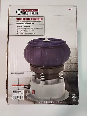 Central Machinery Vibratory Tumbler 5lbs Capacity 67617 Brand New • $74.99