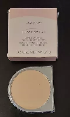 Mary Kay 3879 TimeWise Dual Coverage Powder Foundation IVORY 100 - D Shape • $14.50