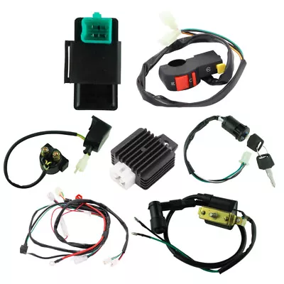 CDI Wire Harness Wiring Loom Coil Rectifier Kit For 110cc 125cc ATV Quad Bike • £14.98