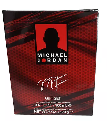 Michael Jordan  Gift Set Cologne Spray 3.4 Oz  6oz Body Spray 2 PC (distressed) • $24.99