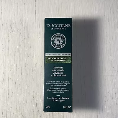 L’Occitane Anti Hair Loss Advanced Scalp Treatment 1.6 Oz 50 Ml • $25