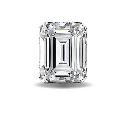 1 Ct Emerald Cut Natural Loose Diamond Stone D Color VVS1 Certificate+1Free Gift • $31.50
