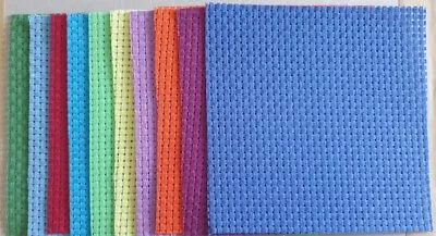 Cross Stitch Aida Sheets - 12 Count - 15.5 X 15.5cms -  Single/3 Pack - FREEPOST • £9.95