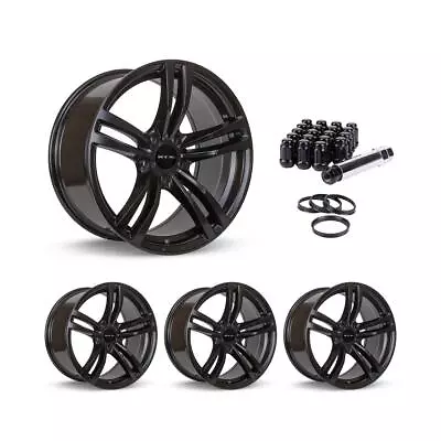 Wheel Rims Set With Black Lug Nuts Kit For 12-17 Chevrolet Caprice P829155 18 In • $900.11