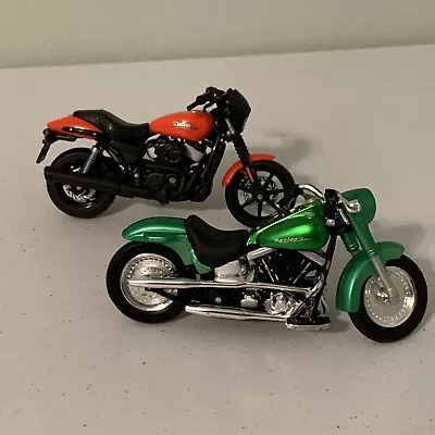 Maisto Harley-Davidson HD 1/18 Scale Motorcycle Lot Of 2 • $14