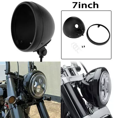 $59.99 • Buy 7 Inch Motorcycle LED Headlight Housing Bucket For Yamaha V-Star XVS 1100 950