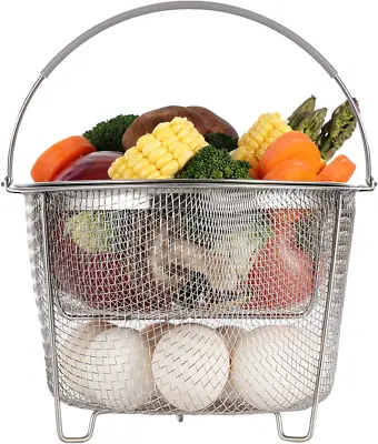 Steamer Basket For Instant Pot Accessories 6 Qt Or 8 Quart - 2 Tier Stackable 18 • $32.08