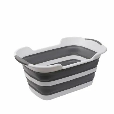 $79.41 • Buy Baby Shower Portable Bath Tub Folding Bathtub Storage Basket Bath Accessories