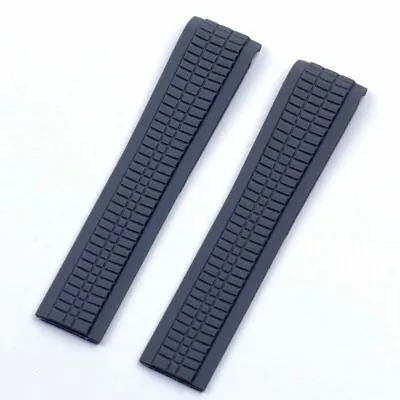 21 Mm Grey Rubber Strap Watch Band For Patek Phillipe Aquanaut 5164A 5167A • £45.59