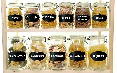 $4.92 • Buy Premium Chalkboard Labels/ Labeling Decals Chalk Bottles Jars Removable Chalkboa