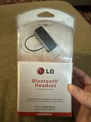 Verizon LG Bluetooth Headset Cordless Mobile Phone Universal LBT210Z (SB) • $15.99