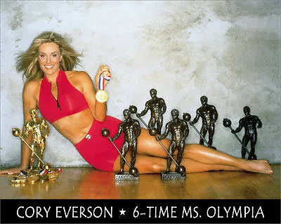 CORY EVERSON - 6-time Ms. Olympia - 8x10 PHOTO • $8.95